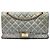 Chanel Green Quilted Shimmering Denim Reissue 2.55 Double Flap 227 Verde Verde oliva