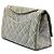 Chanel Green Quilted Shimmering Denim Reissue 2.55 Double Flap 227 Verde Verde oliva - vista 2