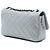 Chanel Gray Medium Quilted Calfskin Coco Pleats Chain Flap Marrone - vista 2