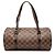 Louis Vuitton Brown Damier Ebene Papillon 30 Marrone