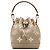 Louis Vuitton Brown Bicolor Monogram Empreinte Nano Noe Marrone Taupe