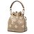 Louis Vuitton Brown Bicolor Monogram Empreinte Nano Noe Marrone Taupe - vista 2