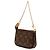 Louis Vuitton Brown Monogram Mini Pochette Accessoires Marrone - vista 2