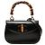 Gucci Black Calfskin Bamboo Night Nero
