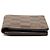 Louis Vuitton Brown Damier Ebene Pocket Organizer Castaño - vista 3