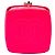 Borsa Vanity Chanel Mini CC Matelassé in vernice rosa - vista 3