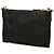 Bolso bandolera Prada de Tessuto con ribetes de Saffiano negro y logotipo de cadena - vista 2
