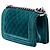 Chanel Blue Small Quilted Velvet Boy Flap - vista 2