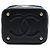 Borsa Vanity Chanel Black CC Quilted Caviar con manico e catena Nero - vista 3