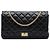 Chanel Black Quilted Aged Calfskin Reissue 2.55 Double Flap 227 Nero