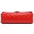 Chanel Red Quilted Crinkled Patent Reissue 2.55 Double Flap 227 Rosso - vista 3