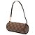 Louis Vuitton Brown Damier Ebene Papillon Pochette Marrone - vista 2
