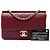 Chanel Red Medium Quilted Lambskin Crossing Times Flap Rosso Bordò - vista 7