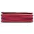 Chanel Red CC Quilted Patent Wallet On Chain - view 3