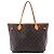 Louis Vuitton Brown Monogram Neverfull MM Braun