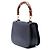 Bamboo Borsa Gucci Small in pelle di vitello nera con manico in bambù Nero - vista 2