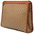 Céline Celine Beige Macadam Clutch aus beschichtetem Canvas - Ansicht 2