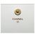 Clutch Chanel in vitello matelassé bianco con logo a catena - vista 5