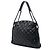 Chanel Black Medium Quilted Calfskin Chain Me Hobo Nero - vista 2