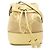 Borsa secchiello Gucci Ophidia Mini Jumbo in canvas GG e pelle di vitello gialla Giallo