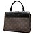 Borsa Satchel Louis Vuitton Brown Monogram One Handle Flap MM Marrone - vista 2