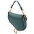 Borsa Saddle Dior Mini in pelle di vitello liscia verde Verde scuro - vista 2