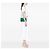 Chanel Green Small Classic Caviar Double Flap Verde - vista 6