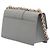 Dior Gray Grained Calfskin 30 Montaigne Chain Flap Marrone - vista 2
