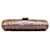 Céline Celine Brown Glitter Leather Chain Flap Marrom Castanho escuro - vista 3