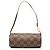 Louis Vuitton Brown Damier Ebene Papillon Pochette Marrone