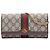 Gucci Portafoglio con catena Ophidia Web GG Supreme Beige