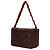 Borsa Vanity Box Chanel in camoscio matelassé CC marrone - vista 2