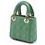 Dior Green Micro Lambskin Cannage Lady Dior Verde - vista 2