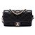Chanel Black Paris Dallas Small Quilted Calfskin Chic Stitch Flap Nero