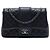 Chanel Blue Large Quilted Lambskin Elementary Chic Flap Blu navy