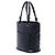 Chanel Cambon Ligne Tote Mittel aus schwarzem Lammleder - Ansicht 2