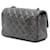 Chanel Mini Rectangular Classic Metallic Lambskin Single Flap Grigio Marrone Grigio antracite - vista 2