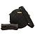 Borsa a tracolla rotonda Gucci in tela GG nera Nero - vista 7