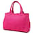 Borsa Tote Prada Small Canvas Canapa Logo Rosa - vista 2