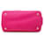 Borsa Tote Prada Small Canvas Canapa Logo Rosa - vista 3