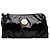 Clutch Hysteria Grande in vernice nera Gucci Nero