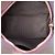 Clutch Redonda Chanel em pele de cordeiro iridescente acolchoada roxa com corrente Roxo - vista 4
