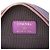 Clutch Redonda Chanel em pele de cordeiro iridescente acolchoada roxa com corrente Roxo - vista 5