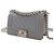 Chanel Gray Small Quilted Caviar Boy Flap Marrone - vista 3