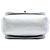 Coco Handle Chanel Silver Metallic Grained Calfskin Pilot Essentials Double Sided Flap Prata - vista 3