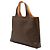Céline Tote Celine Brown Macadam Coated Canvas Marrone - vista 2