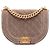 Borsa Messenger Boy Chanel in velluto matelassé marrone, piccola Marrone chiaro