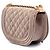 Borsa Messenger Boy Chanel in velluto matelassé marrone, piccola Marrone chiaro - vista 2
