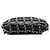Chanel Black Lambskin Chain Frame Crossbody Nero - vista 3