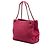Chanel Red Large Quilted Iridescent Calfskin New Bubble Tote Rosso - vista 2